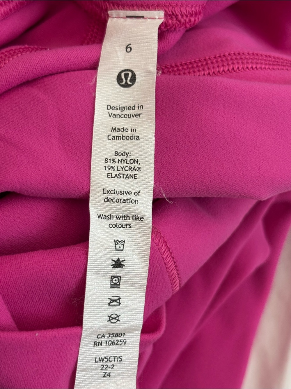 Lululemon Align High-Rise Pant 25" Ripened Raspberry Size 6 - Picture 10 of 10